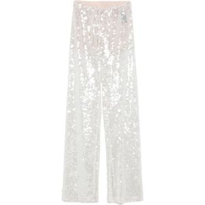 Federica Tosi, Dames, Broeken, Grijs, Maat: S