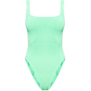 Hunza G, Dames, Badkleding, Groen, Maat: ONE Size Polyamide,