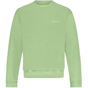 Flâneur, Heren, Sweatshirts & Hoodies, Groen, Maat: S Katoen,