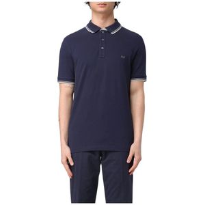 Fay, Heren, Tops, Blauw, Maat: 3XL