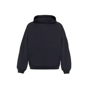 Balenciaga Oversized hoodie , Black , Heren , Maat: S