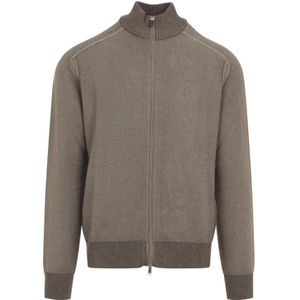 Zegna, Heren, Truien, Bruin, Maat: XL Zijde,
