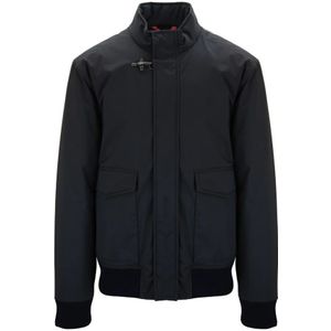 Fay, Heren, Jassen, Zwart, Maat: 2XL Wol,