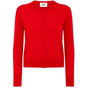 Alpha Studio, Dames, Truien, Rood, Maat: XS Wol,
