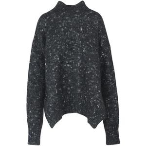 Alysi, Dames, Truien, Zwart, Maat: M Wol,