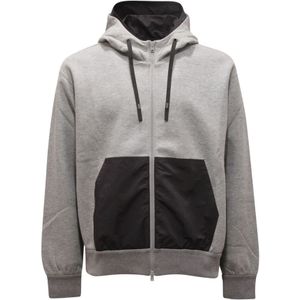 Herno, Heren, Sweatshirts & Hoodies, Grijs, Maat: M Katoen,