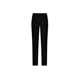 Versace Zwarte broek met logo-applicatie , Black , Heren , Maat: M
