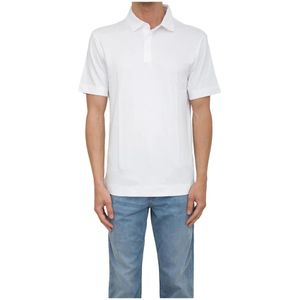 Hugo Boss, Heren, Tops, Wit, Maat: M Katoen,