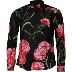 Dolce & Gabbana - Overhemden - Zwart - Katoen