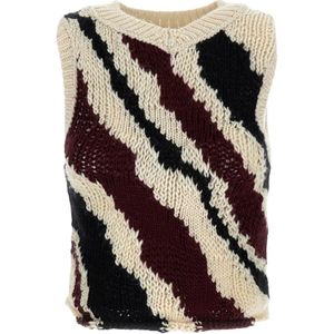 Acne Studios, Dames, Truien, Veelkleurig, Maat: S Wol,