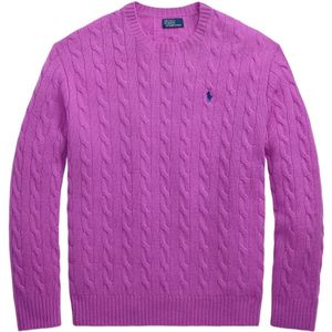 Polo Ralph Lauren - Wollen Pullover - Mix van Lanawol en Kasjmier - Recht Model - Kabelpatroon