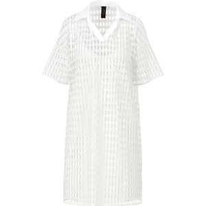 Marc Cain, Dames, Jurken, Wit, Maat: S Katoen,