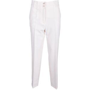 Access Fashion, Dames, Broeken, Wit, Maat: XL Spandex,