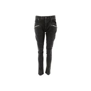 Balmain Grijze Slim Fit Jeans voor Heren , Gray , Heren , Maat: W30