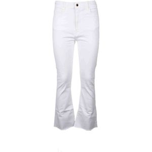 Cycle, Dames, Jeans, Wit, Maat: W30 Katoen,