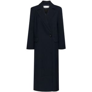 InWear, Dames, Mantels, Blauw, Maat: 2XS Wol,