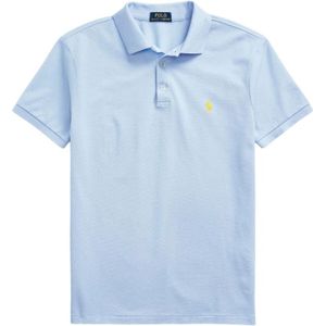 Ralph Lauren, Heren, Tops, Blauw, Maat: M Piqué,