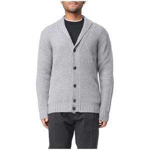 Eleventy, Heren, Truien, Grijs, Maat: XL