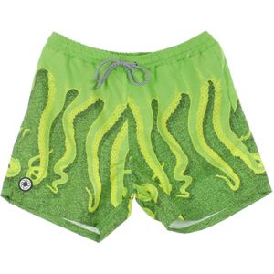 Octopus, Heren, Badkleding, Groen, Maat: XL