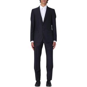 Dolce & Gabbana, Heren, Pakken, Blauw, Maat: S