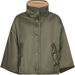 Weekend Max Mara, Dames, Jassen, Groen, Maat: 3XS Zijde,