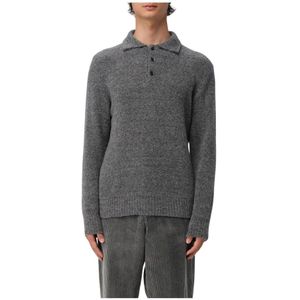 Barena Venezia, Heren, Truien, Grijs, Maat: L Leer,