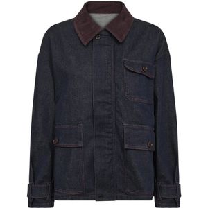 MOS Mosh, Dames, Jassen, Blauw, Maat: S