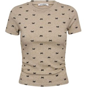 Co'Couture, Dames, Tops, Beige, Maat: S