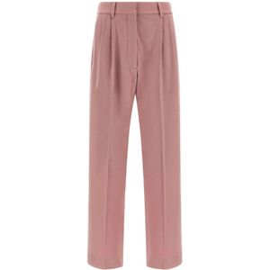 Blazé Milano, Dames, Broeken, Roze, Maat: M Wol,