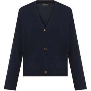 Fabiana Filippi, Dames, Truien, Blauw, Maat: XS Wol,