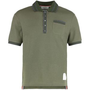 Thom Browne, Heren, Tops, Groen, Maat: M Katoen,