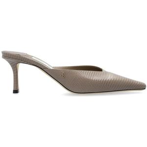 Jimmy Choo, Dames, Schoenen, Grijs, Maat: 37 1/2 EU Leer,