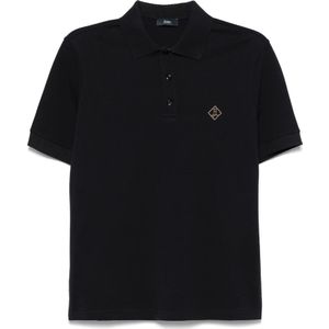 Herno, Heren, Tops, Blauw, Maat: S Katoen,