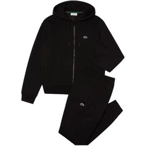 Lacoste, unisex, Sport, Zwart, Maat: S Katoen,