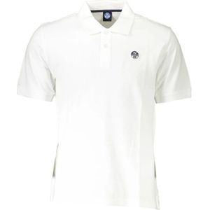 North Sails - Witte Katoenen Poloshirt - Heren