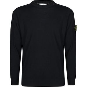 Stone Island, Heren, Truien, Blauw, Maat: 2XL