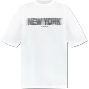 Anine Bing, Dames, Tops, Wit, Maat: L Katoen,