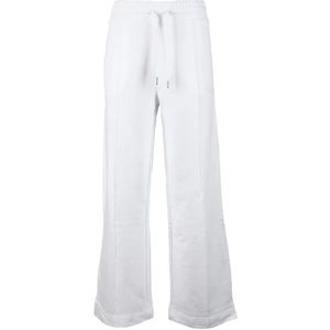 Woolrich, Dames, Broeken, Wit, Maat: M Katoen,