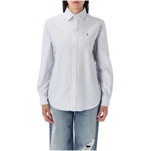 Polo Ralph Lauren, Dames, Blouses & Shirts, Blauw, Maat: S Katoen,