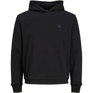 Jack & Jones, Heren, Sweatshirts & Hoodies, Zwart, Maat: M