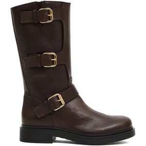 Agl, Dames, Schoenen, Bruin, Maat: 38 EU Leer,