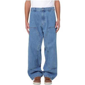 Obey, Heren, Jeans, Blauw, Maat: W29 Katoen,