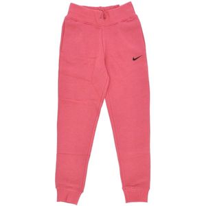 Nike Hoge Taille Fleece Joggers Sportkleding Broek , Pink , Dames , Maat: S