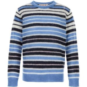 Marni, Heren, Truien, Veelkleurig, Maat: XL Mohair,