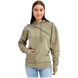 Ser.o.ya, Dames, Sweatshirts & Hoodies, Groen, Maat: S Katoen,