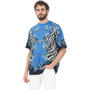 Versace Jeans Couture, Heren, Tops, Veelkleurig, Maat: M