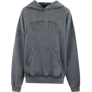 Anine Bing, Dames, Sweatshirts & Hoodies, Zwart, Maat: S Katoen,