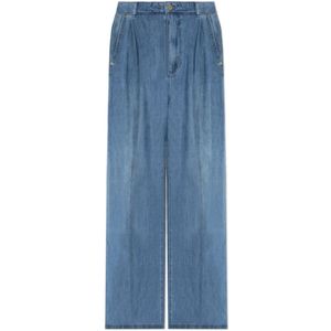 Michael Kors, Dames, Jeans, Blauw, Maat: XS Katoen,