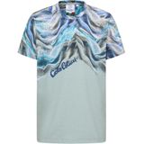 Carlo Colucci - Artificial Knit T-Shirt - Petrol