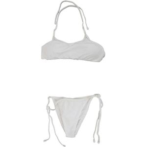 F**k, Dames, Badkleding, Wit, Maat: S Tweed,